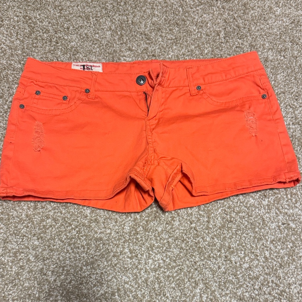 Women's First Kiss Orange Shorts